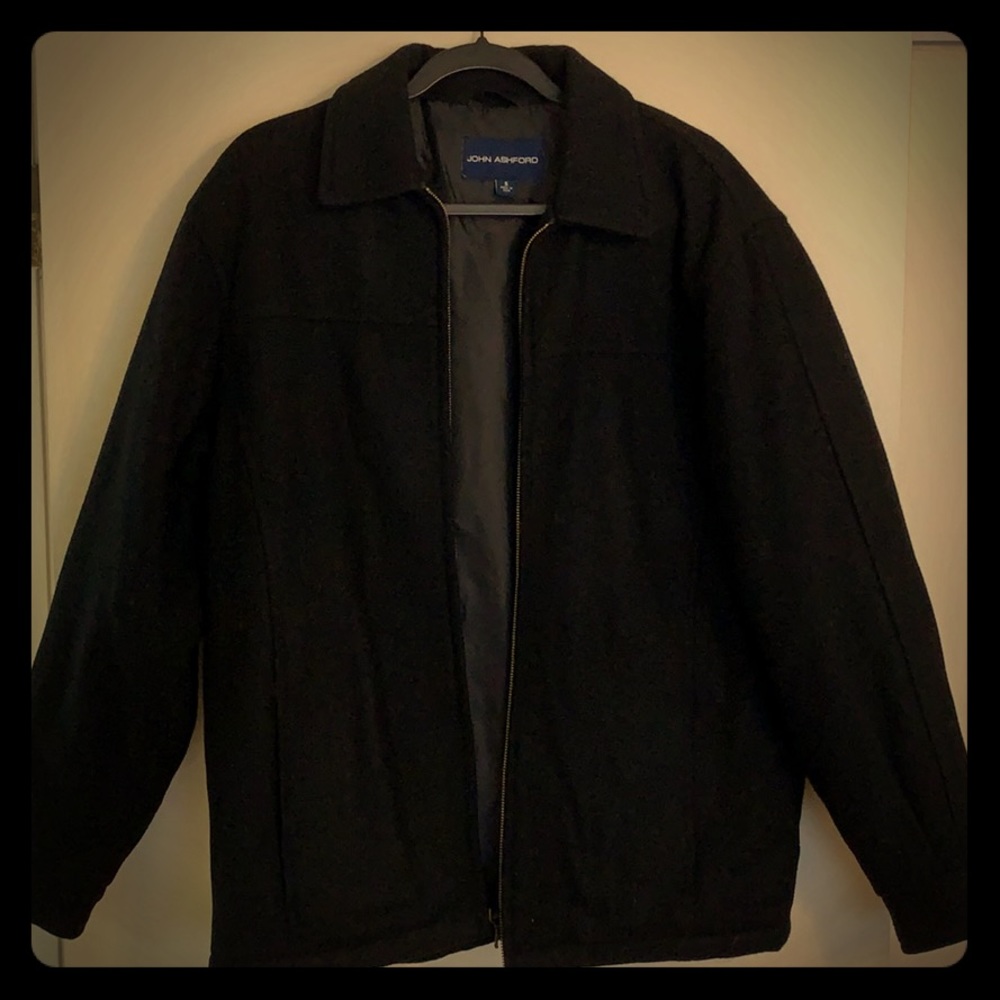 Black Men’s wool Jacket